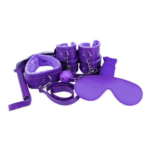 Loving Joy Beginners Bondage Kit (8pcs) Purple 