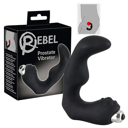 anal prostrate massagers rebel l prostate vibrator black