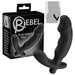 anal prostate massagers rebel penis shaped prostate stimulator black