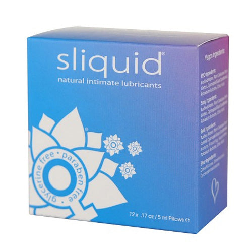 Sliquid Natural Lube Cube Personal Lubricant Sampler Pack The Sex Garden