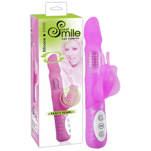 clitoral vibrators smile fancy pearl vibrator pink